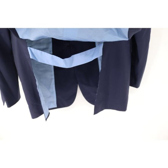 brioni sport coat Men's 40 Brunico Bespoke Surgeon Cuffs navy super 160s wool - Picture 7 of 15